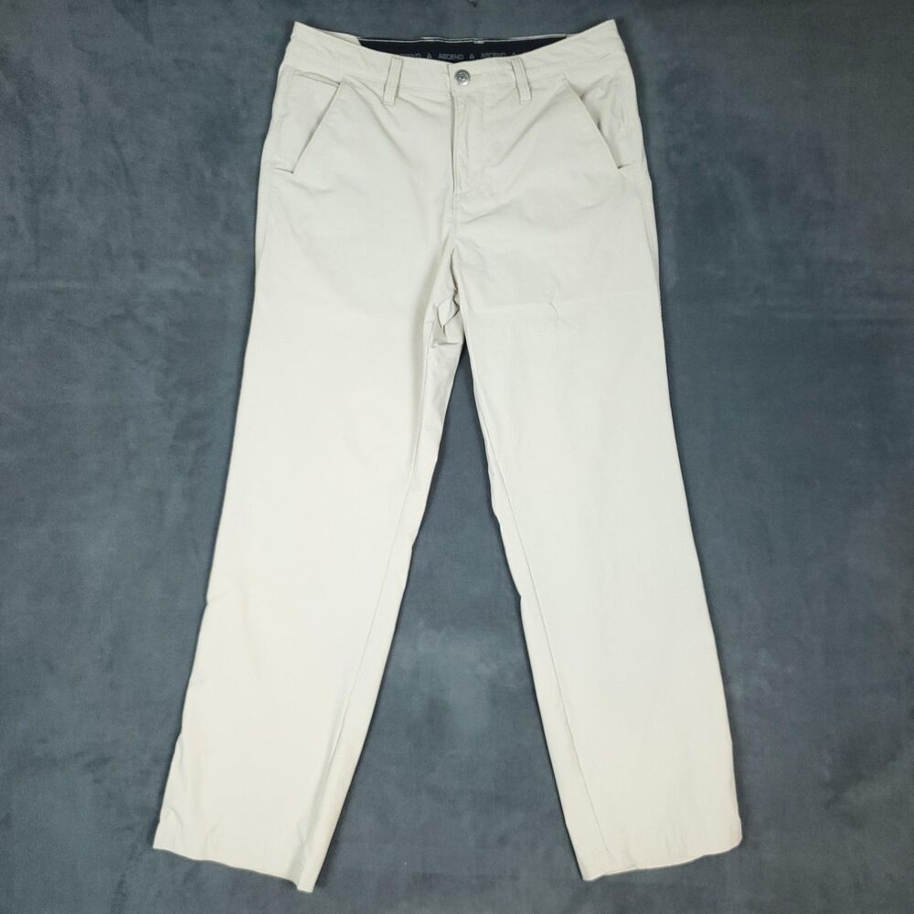 Ascend Hiking Pants Mens 32x30 Beige Outdoor Stretch Performance Nylon